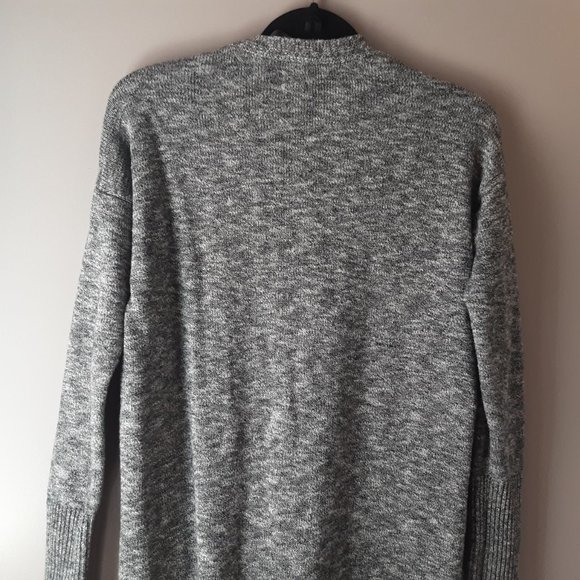 O'Neil Heather Grey Cotton Long Boyfriend Fit Cardigan XS - Picture 7 of 12